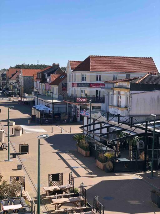 Ferienwohnung Appart Marion Vue Mer Avec Wifi Sur Quend Plage Exterior foto